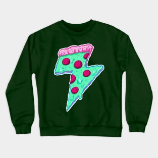 Thunder Neon Pizza Crewneck Sweatshirt